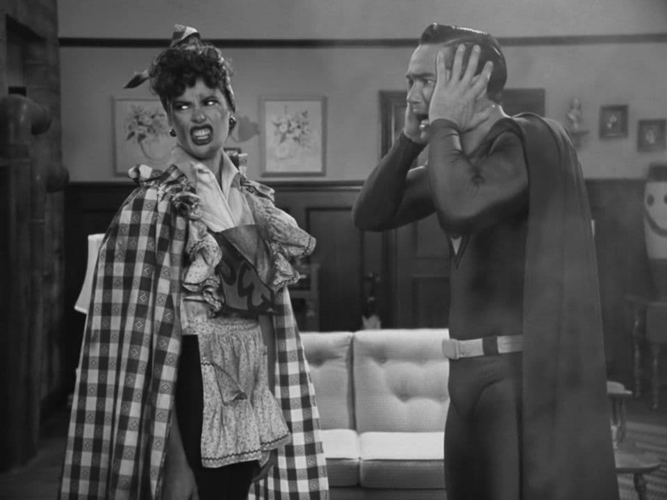 Still from Don't Tug on Superman's Cape