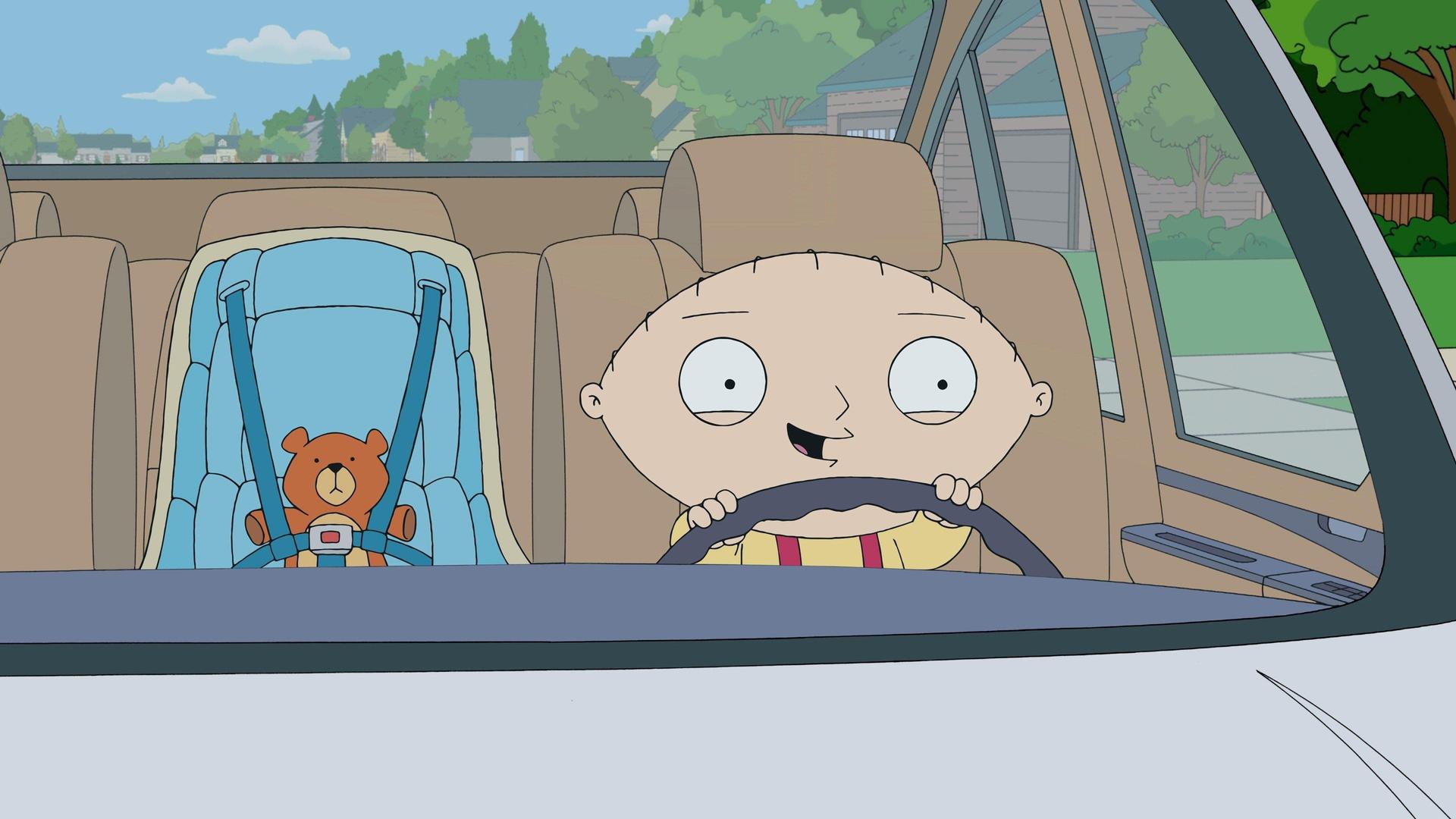 Still from Stewie Goes for a Drive