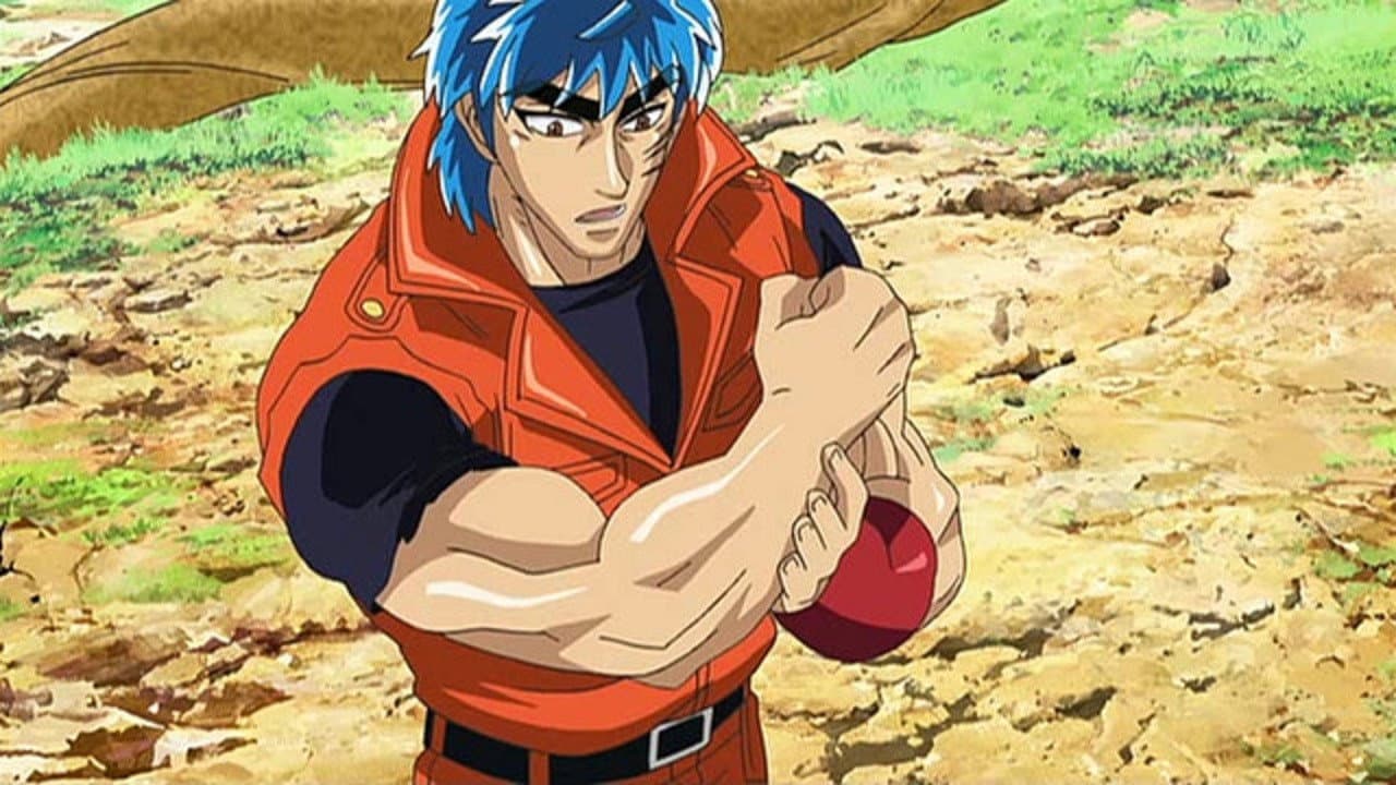 Still from Toriko's New Technique 'Nail Gun'!!