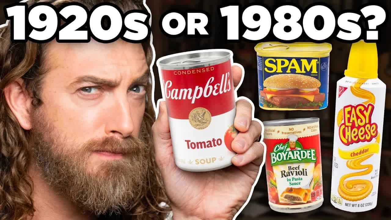 Still from 100 Years of Iconic Foods Taste Test