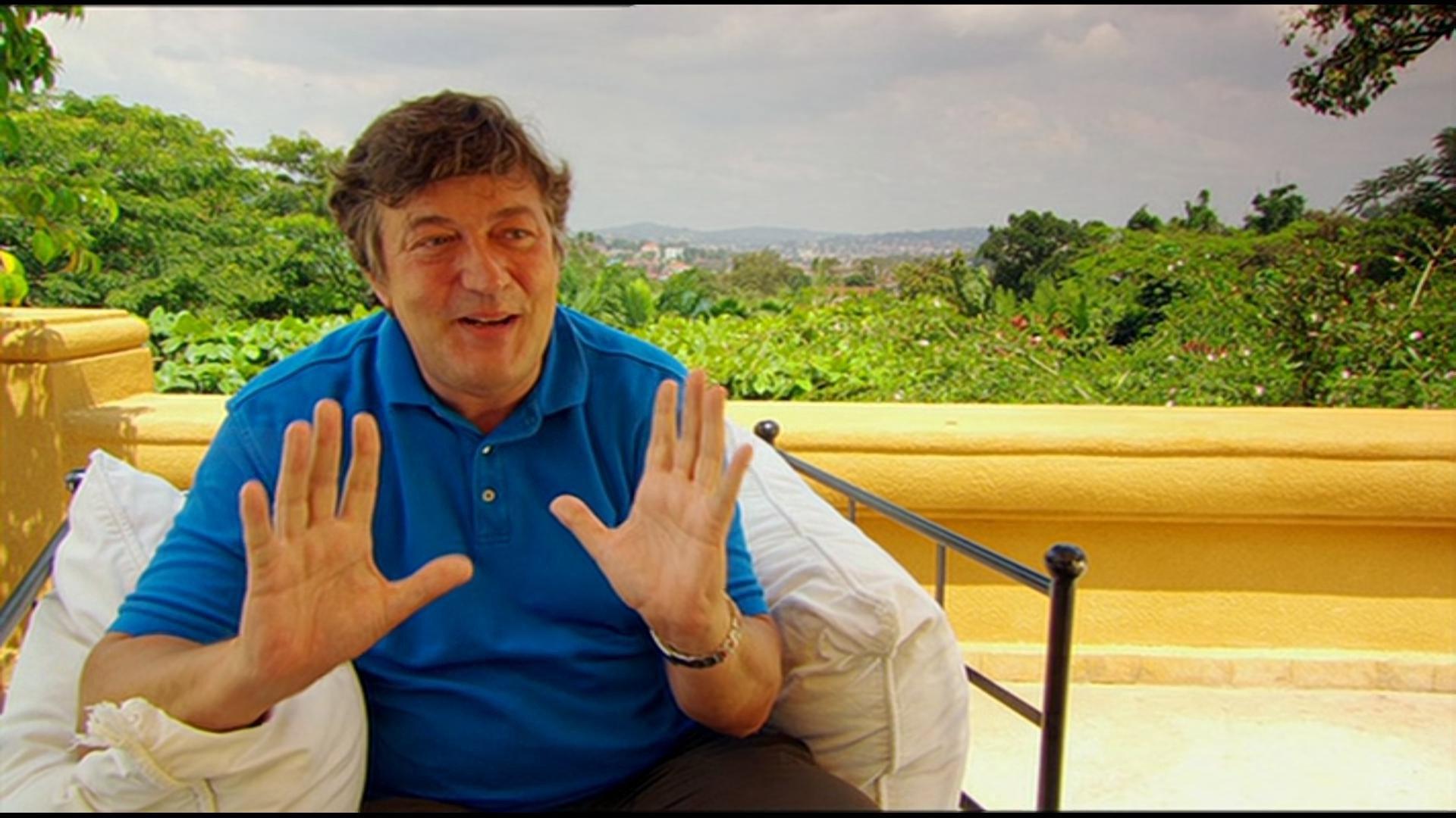 Still from Interview - Stephen Fry in Africa