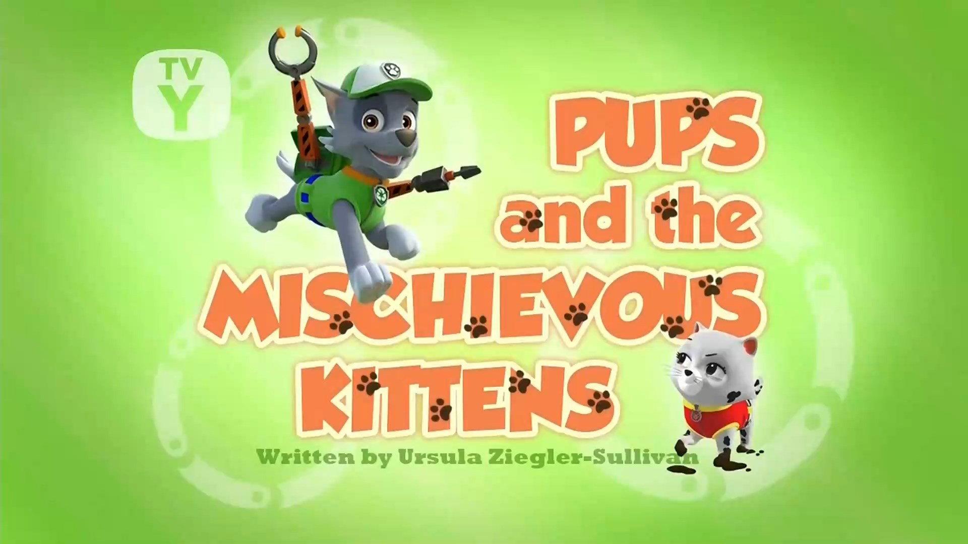 Still from Pups and the Mischievous Kittens