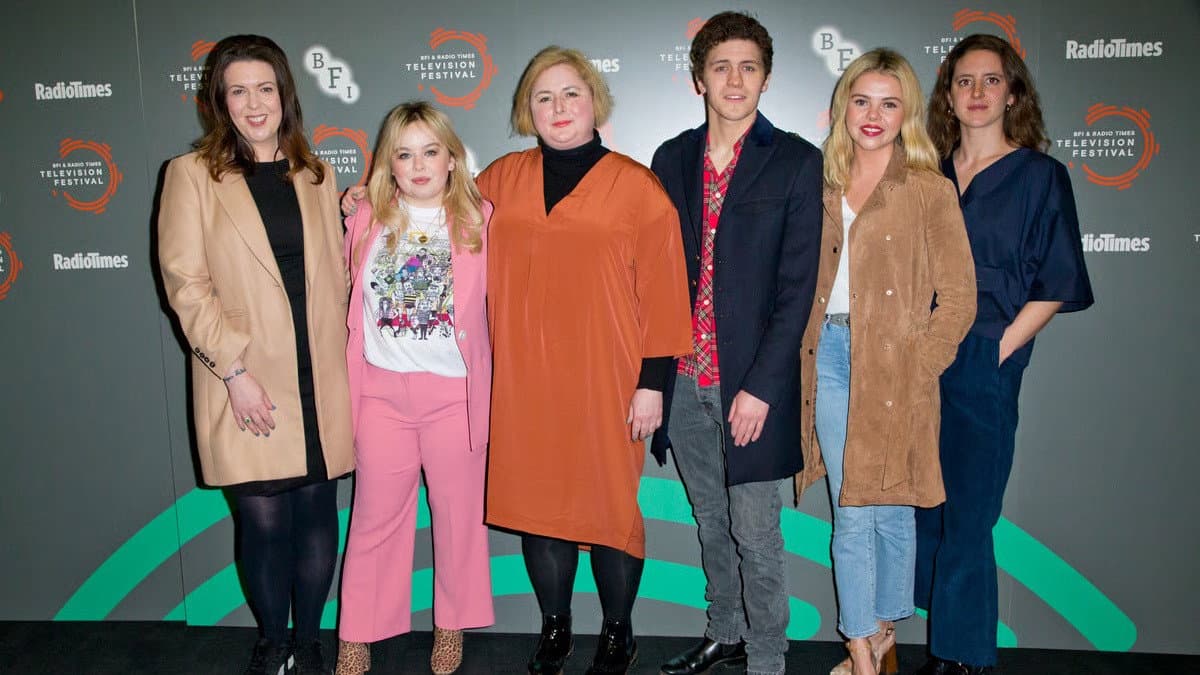 Still from The Cast of Derry Girls at the BFI + Radio Times TV Festival 2019