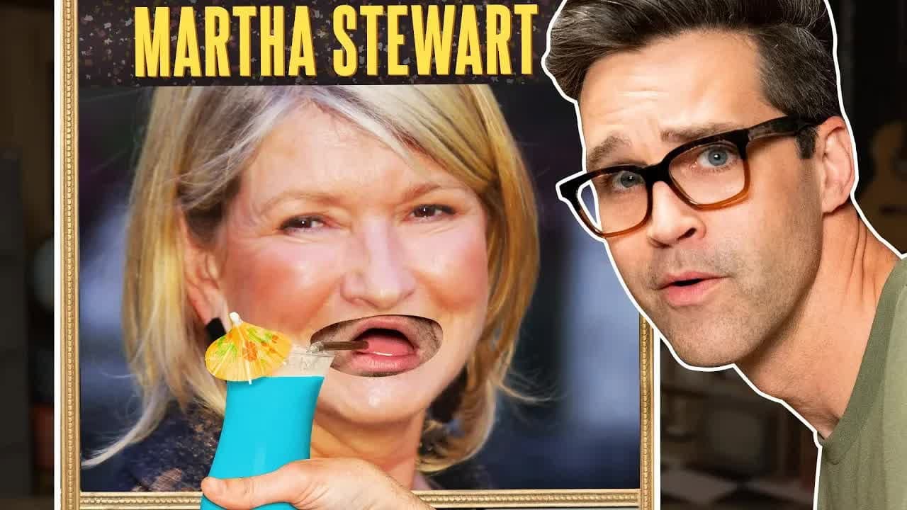 Still from Celebrity Cocktails Taste Test