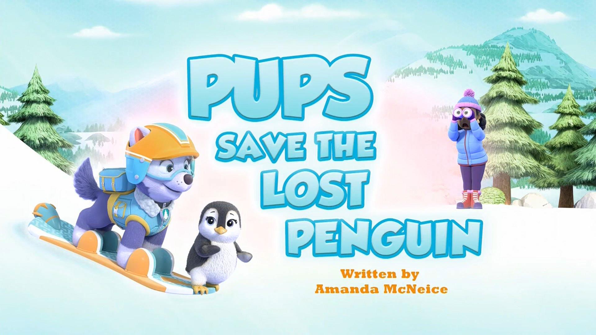 Still from Pups Save the Lost Penguin