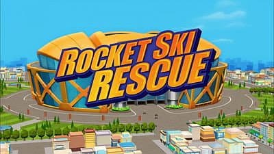 Still from Rocket Ski Rescue