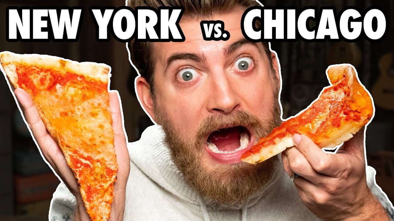 Still from What's The Best Pizza Style? Taste Test