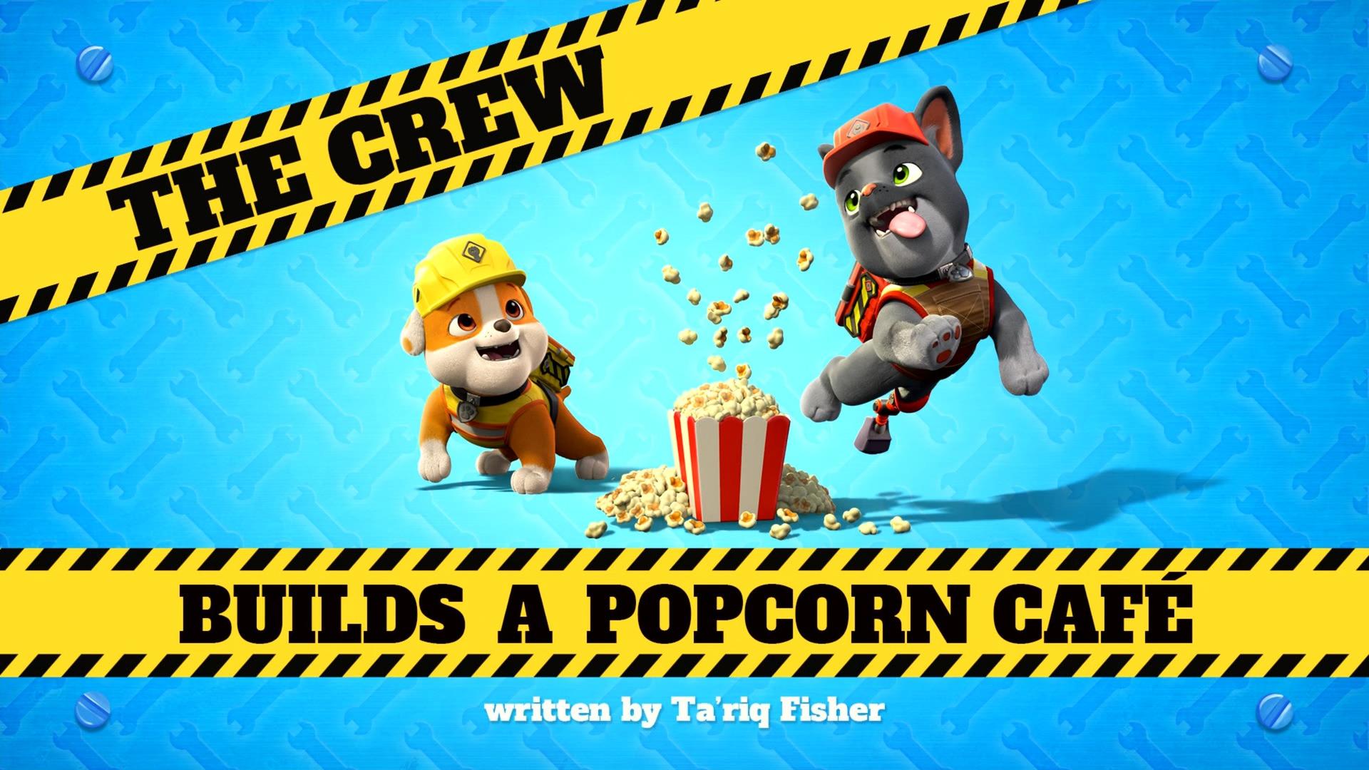 Still from The Crew Builds a Popcorn Café