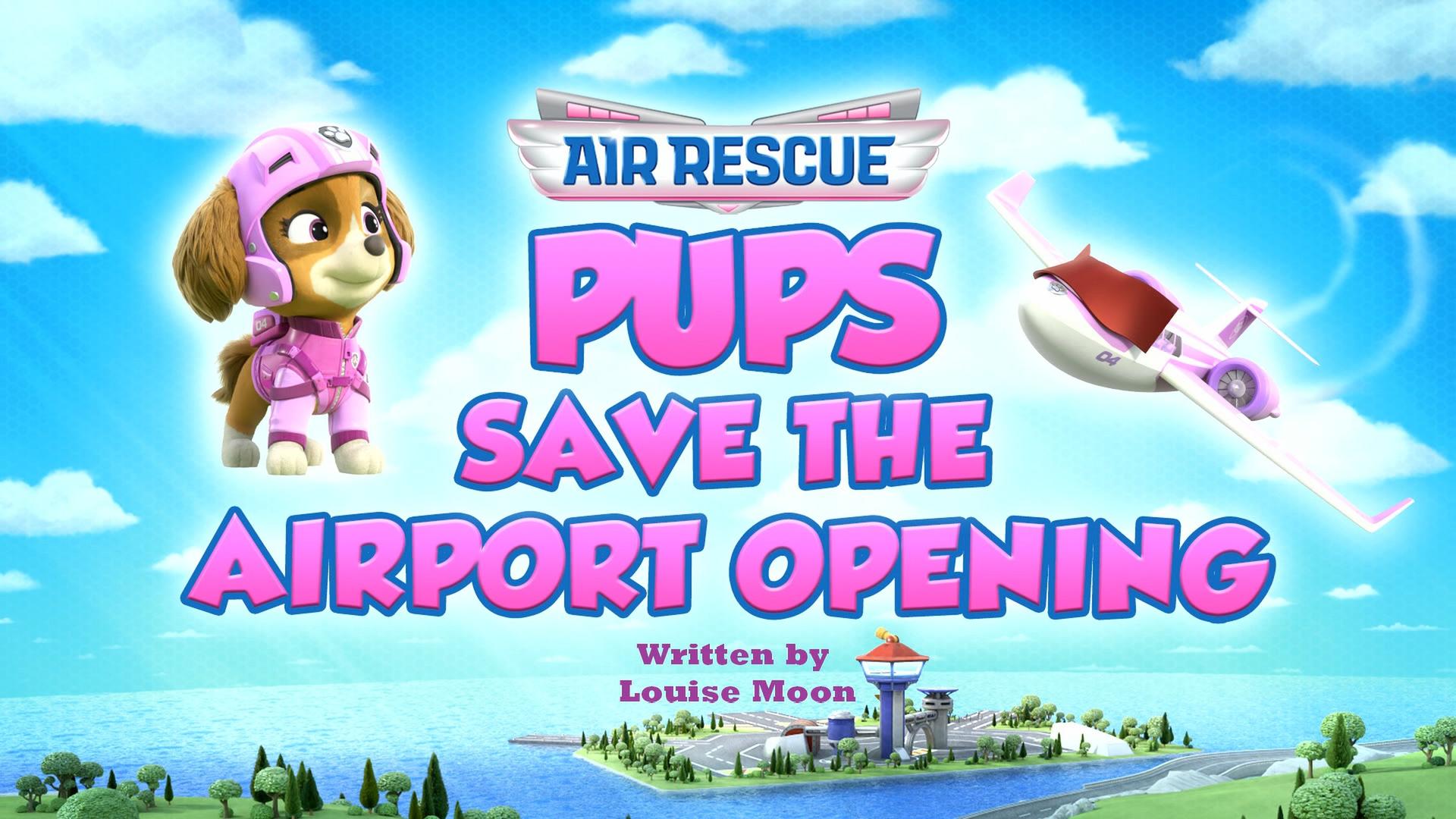Still from Air Rescue: Pups Save the Airport Opening