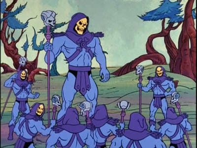 Still from Here, There, Skeletors Everywhere