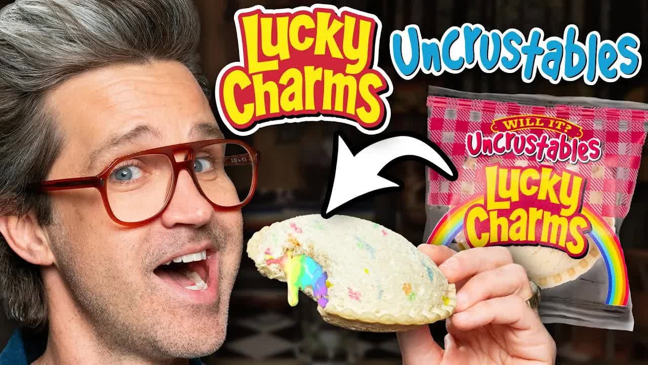 Still from Will It Uncrustable? Taste Test