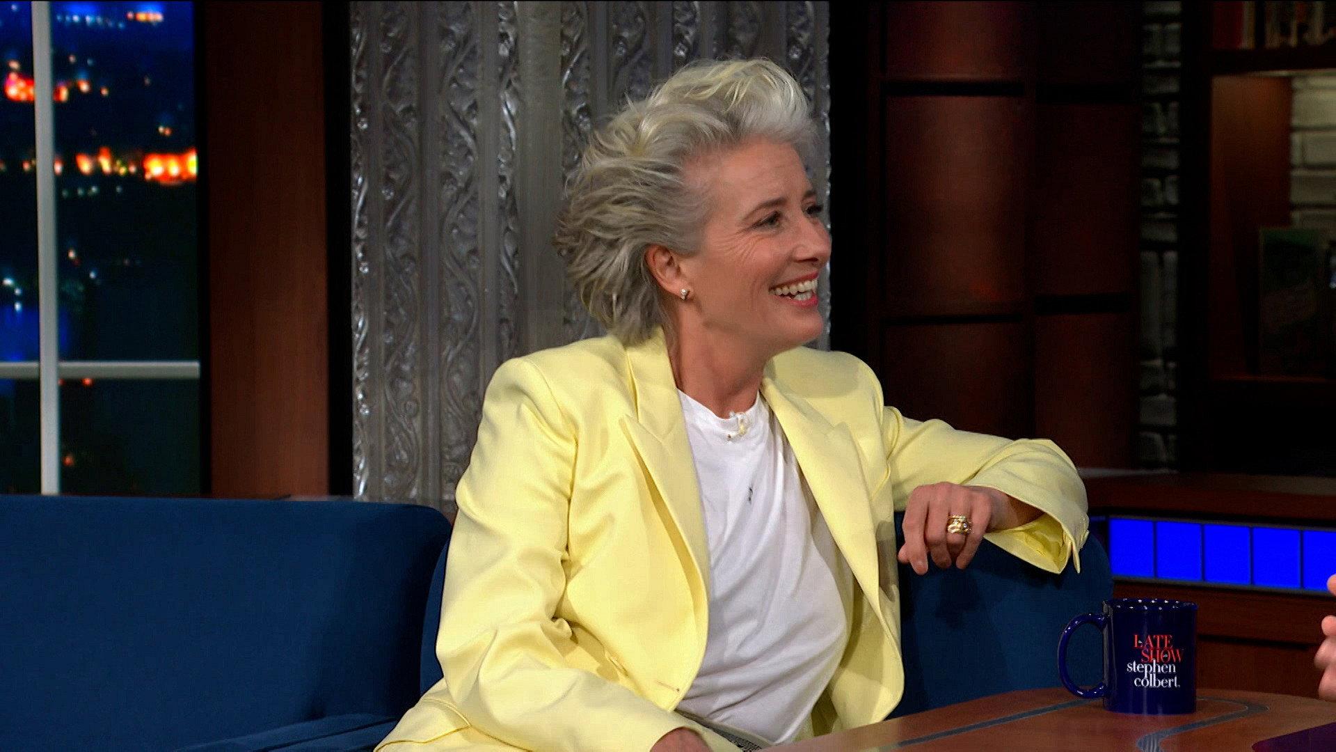 Still from Emma Thompson, Tom Segura