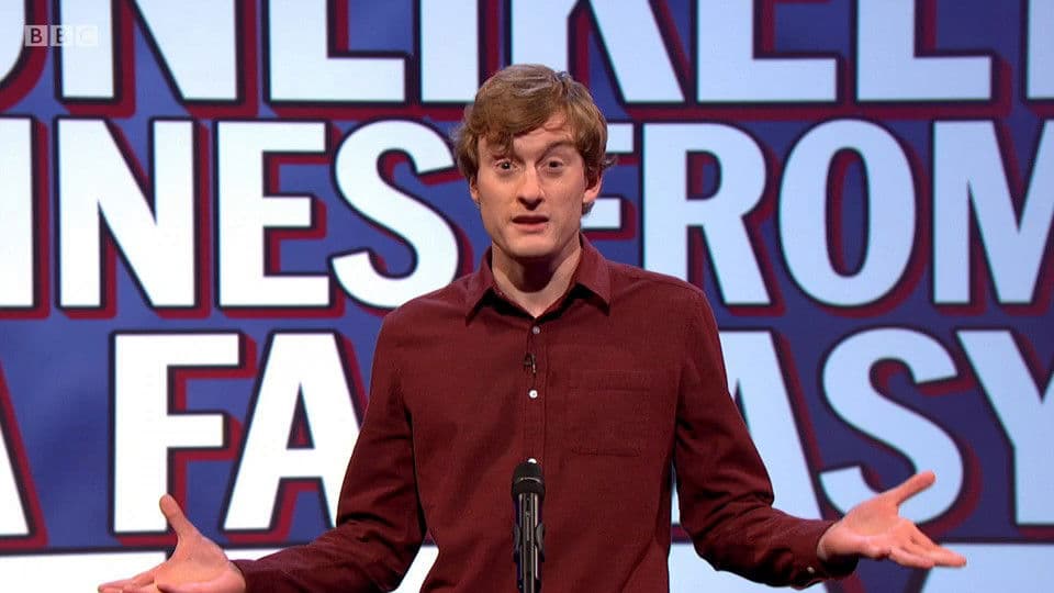 Still from James Acaster, Rob Beckett, Ed Gamble, Sara Pascoe, John Robins