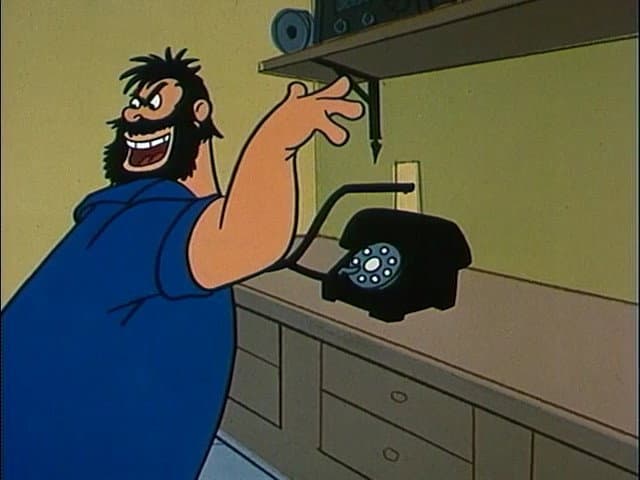 Still from Popeye's Fixit Shop