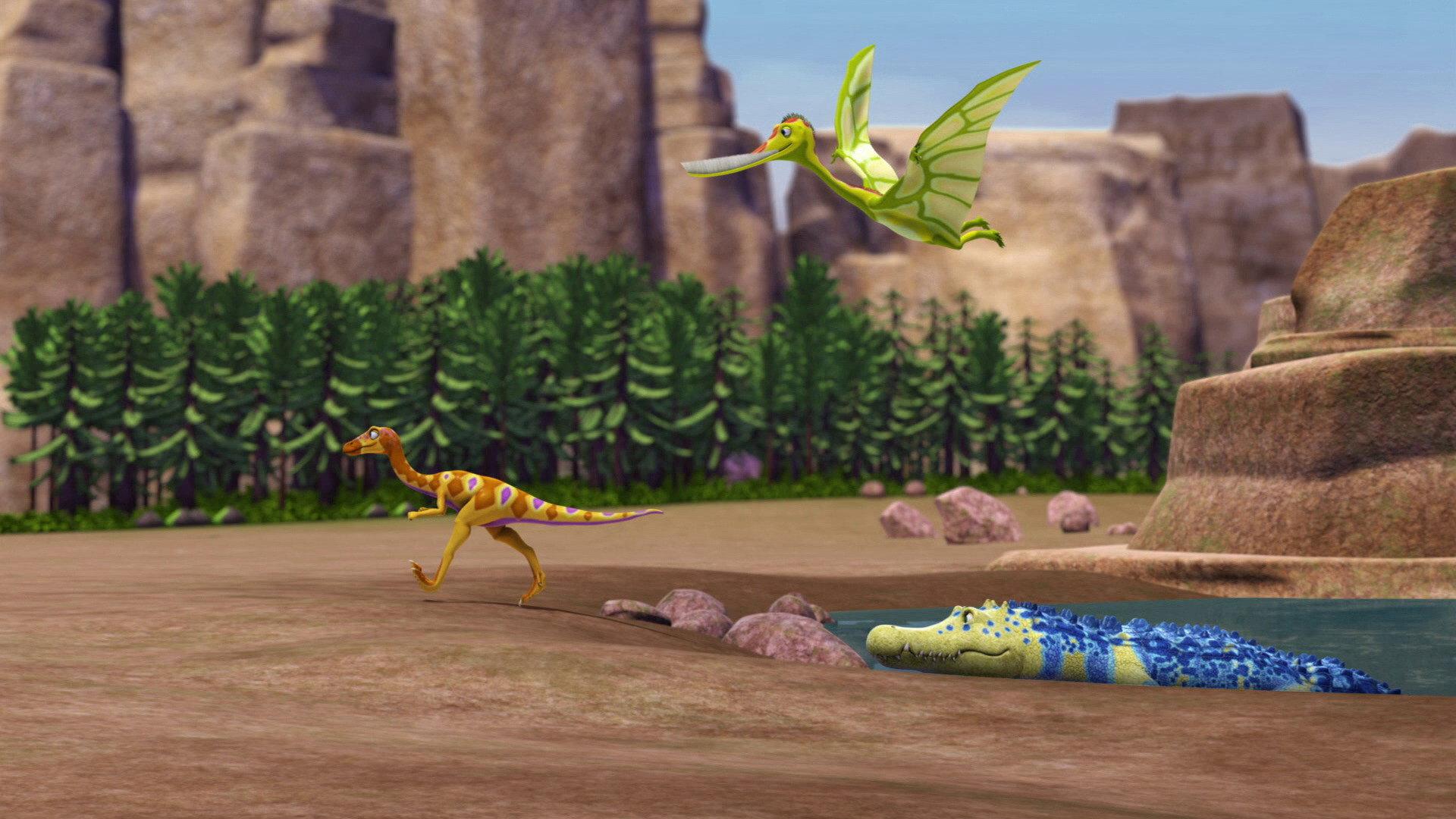 Still from Classic in the Jurassic: Air, Water & Land