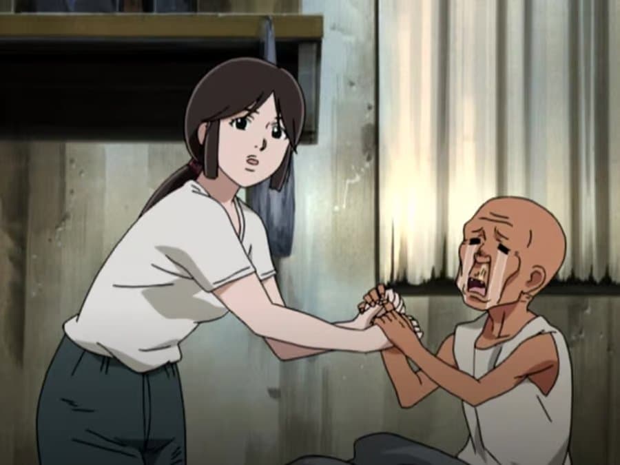 Still from Rock, Paper, Scissors