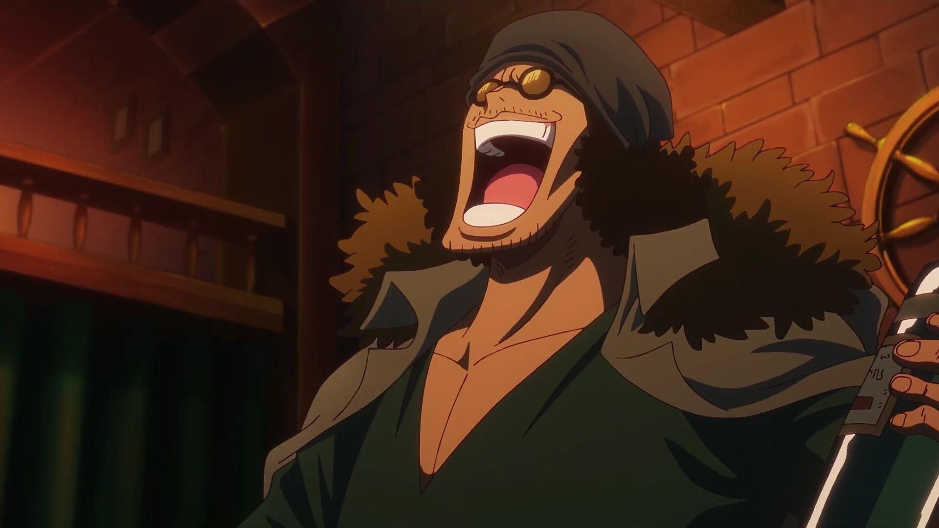 Still from The Navy Surprised! The Navy Headquarters' Former Admiral, Kuzan
