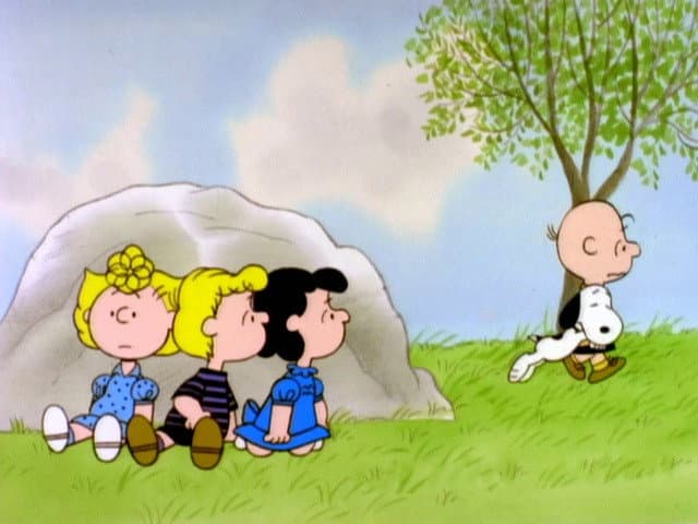 Still from Linus' Security Blanket