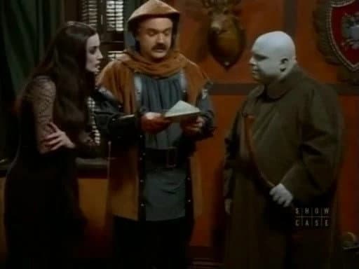 Still from Addams Family Feud