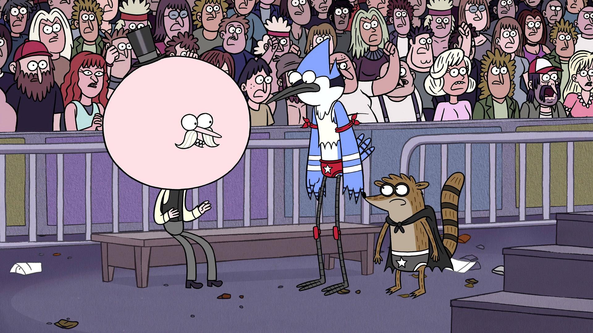 Still from Really Real Wrestling