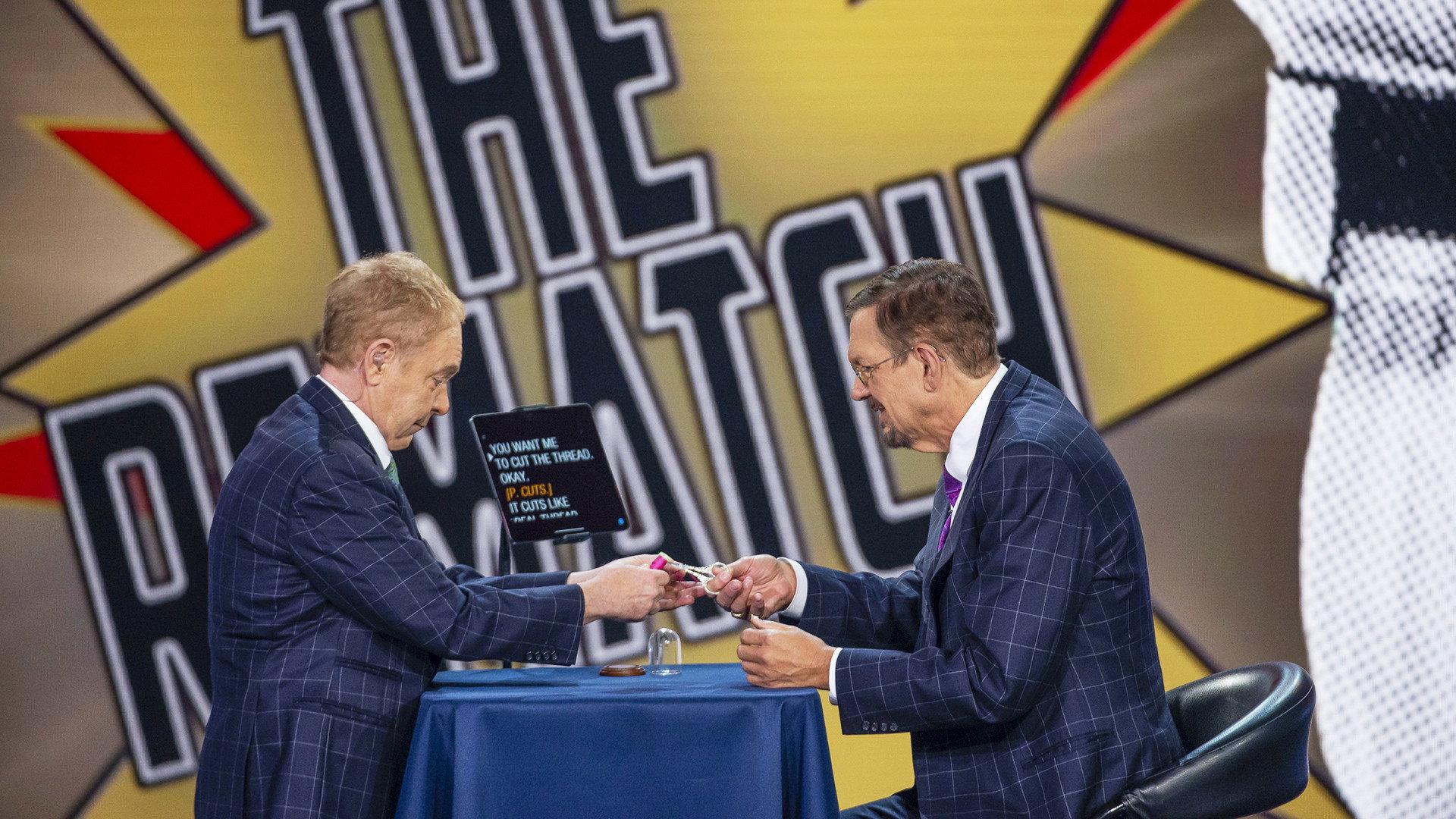 Still from Teller Versus Penn: The Rematch