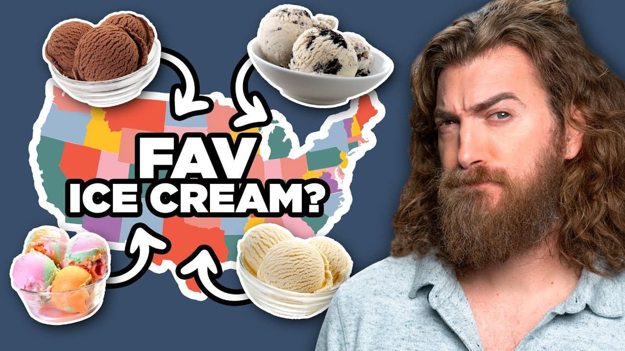 Still from What's The Most Popular Ice Cream In Each State? - Good Mythical More
