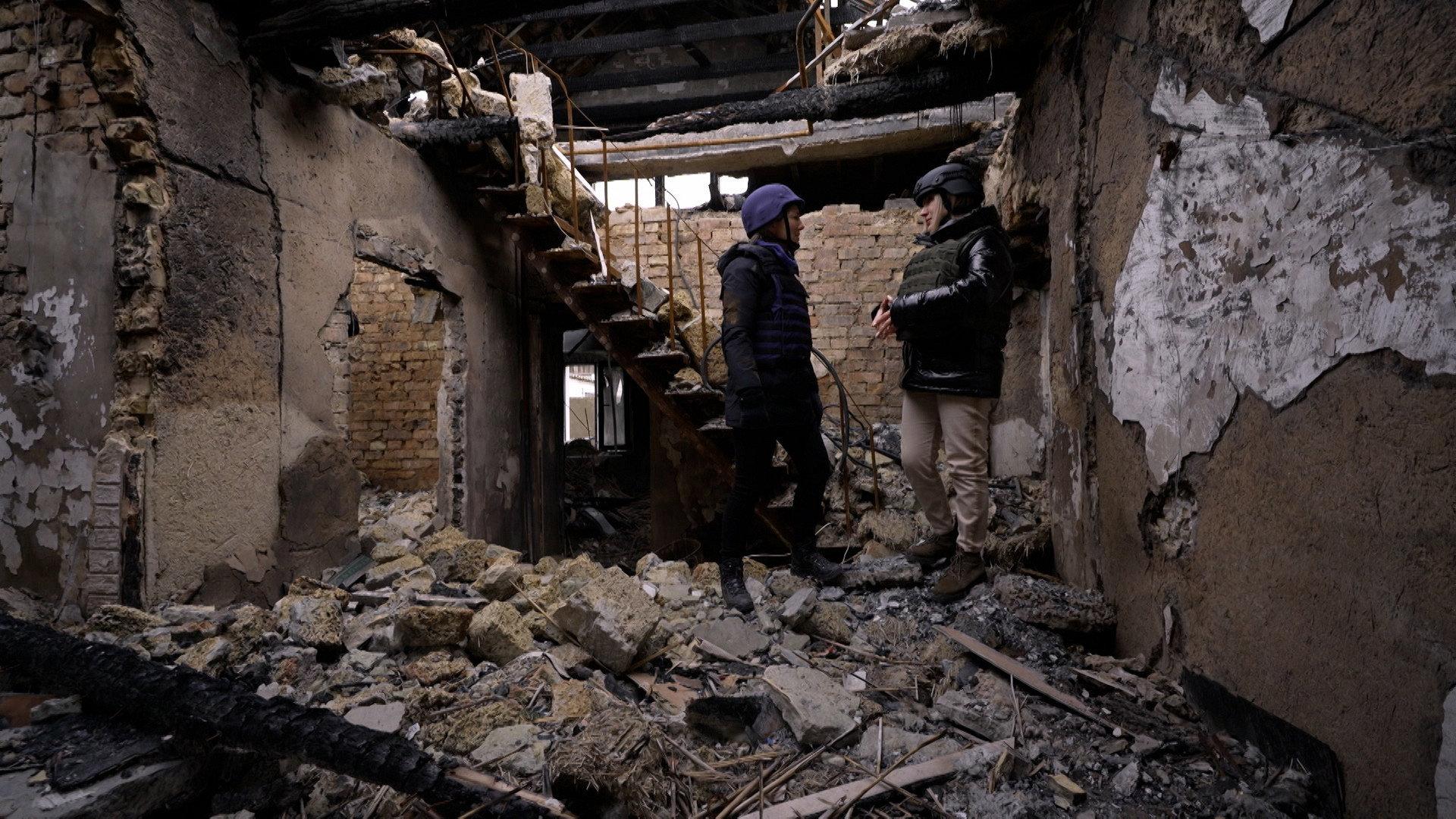 Still from 2/26/2023: Kherson Under Fire, The Girls of SOLA