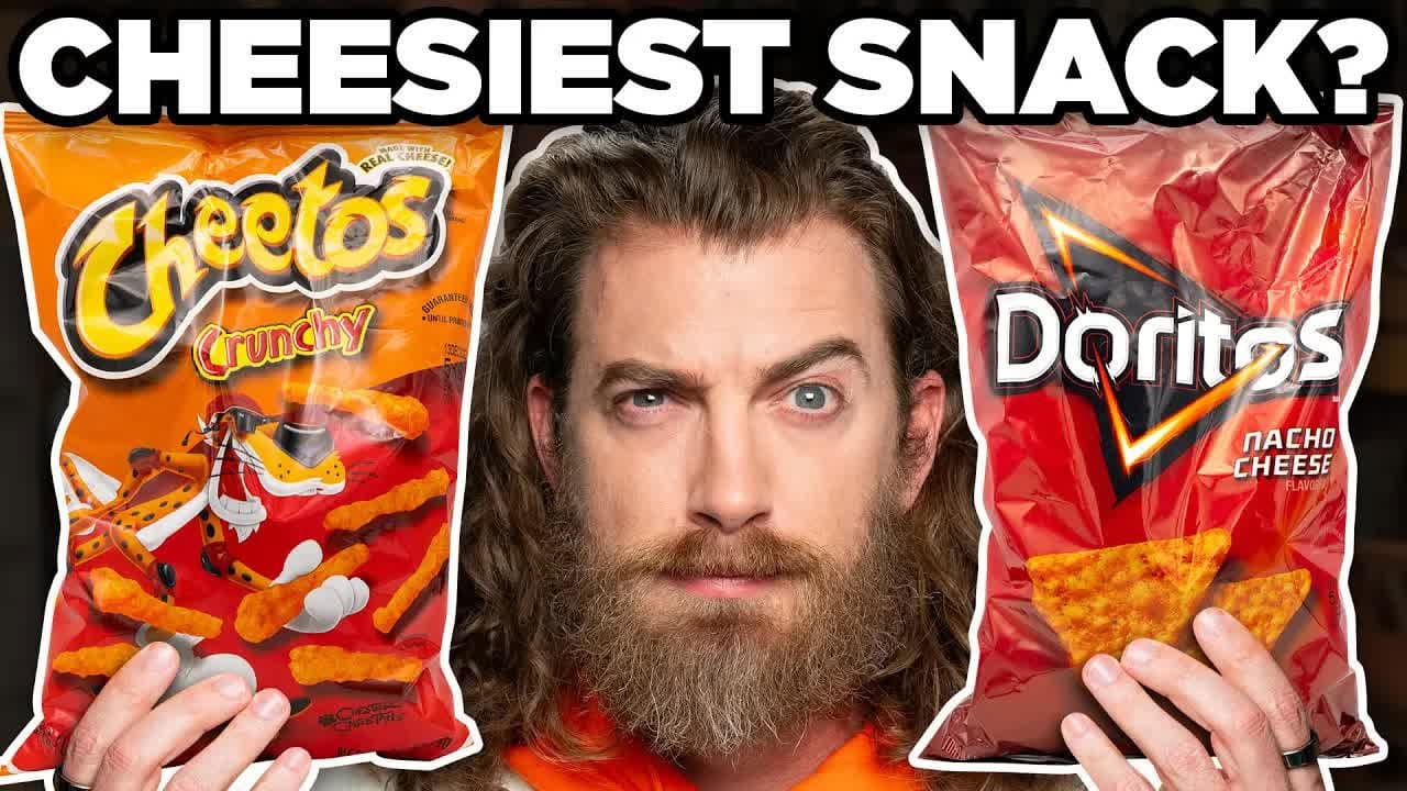 Still from What's The MOST Cheesy Snack (Taste Test)