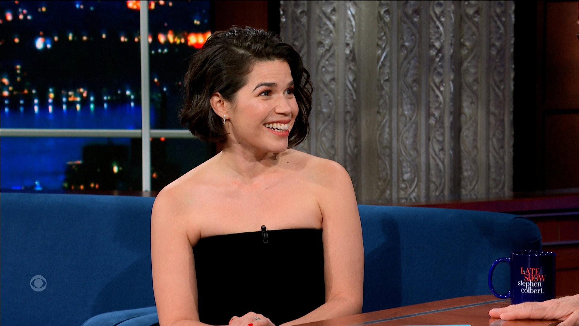 Still from 1/10/24 (America Ferrera, Reneé Rapp)