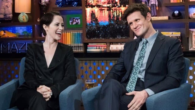 Still from Claire Foy & Matt Smith