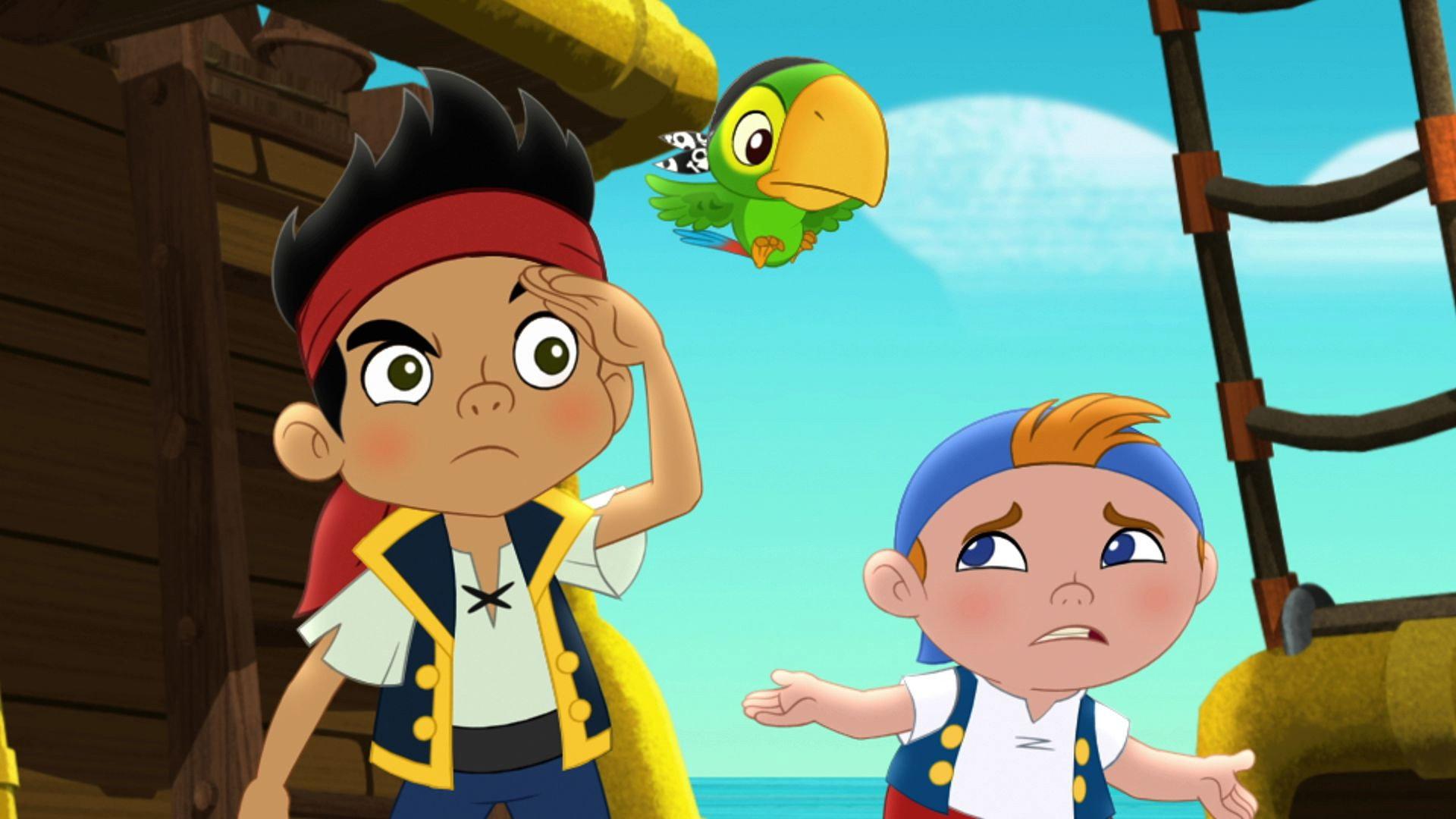 Still from Sail Away Treasure / The Mystery of Mysterious Island!