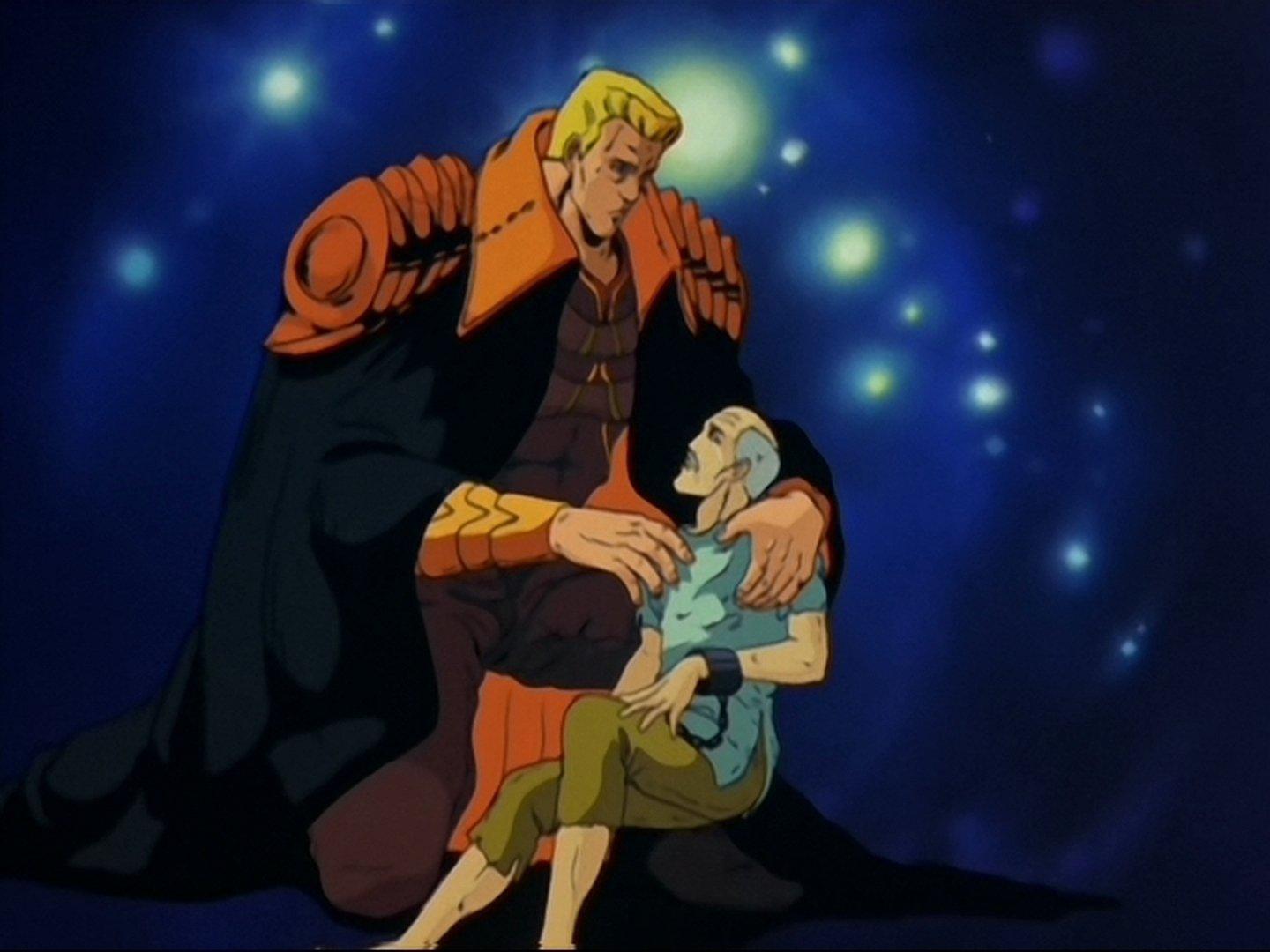 Still from Falco, the Brave General of the Source Star! There Lies the Shadow of Raoh...