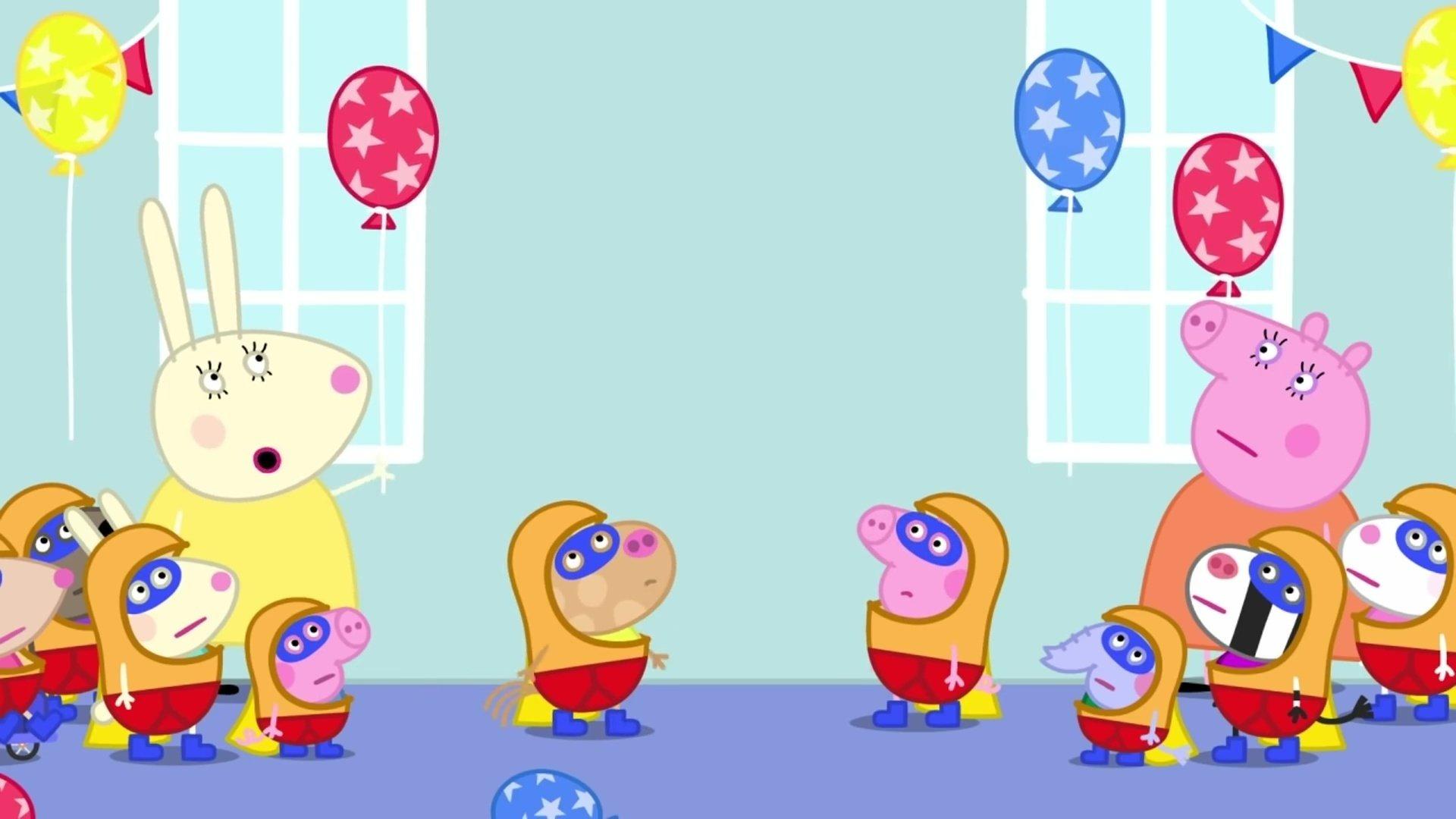 Still from Superhero Party