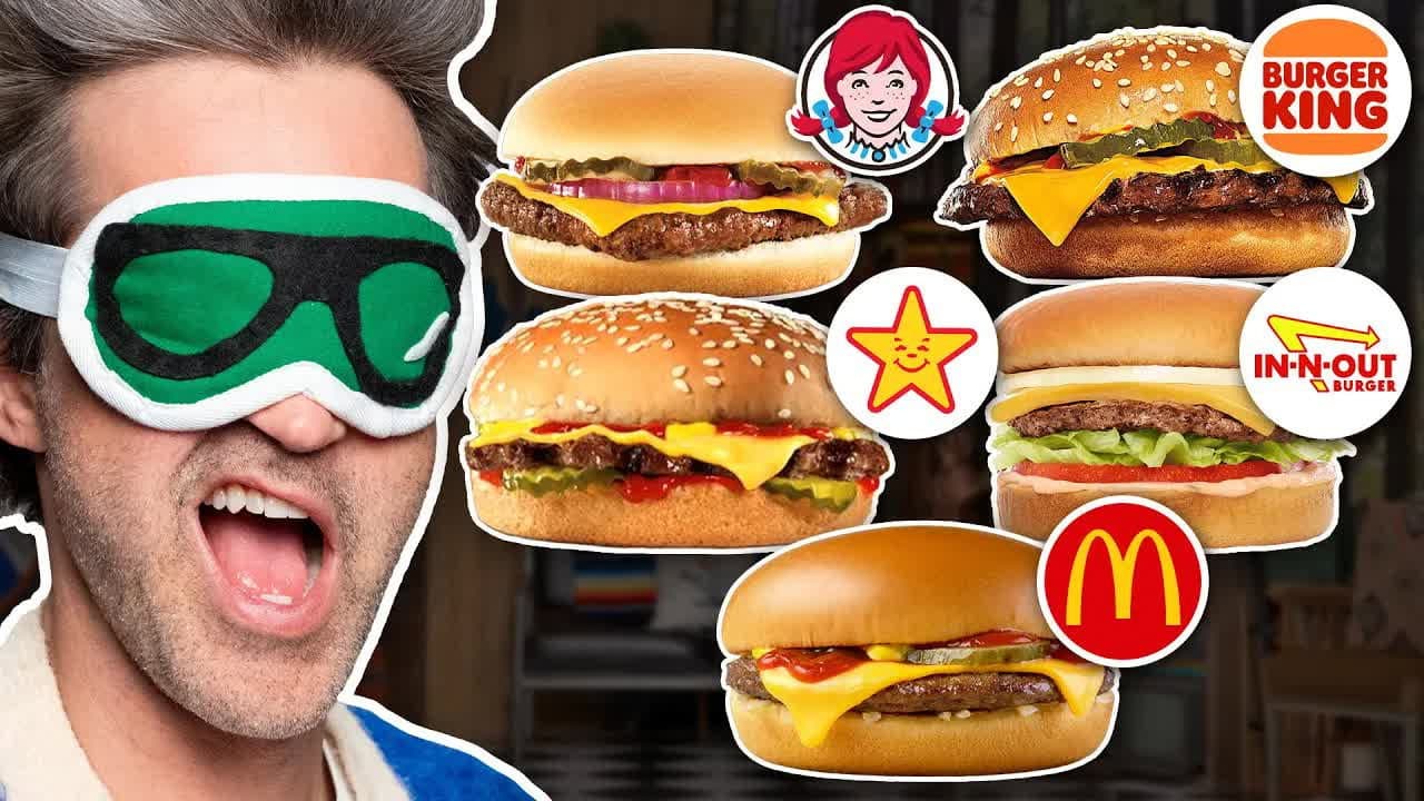 Still from Blind Fast Food Burger Taste Test