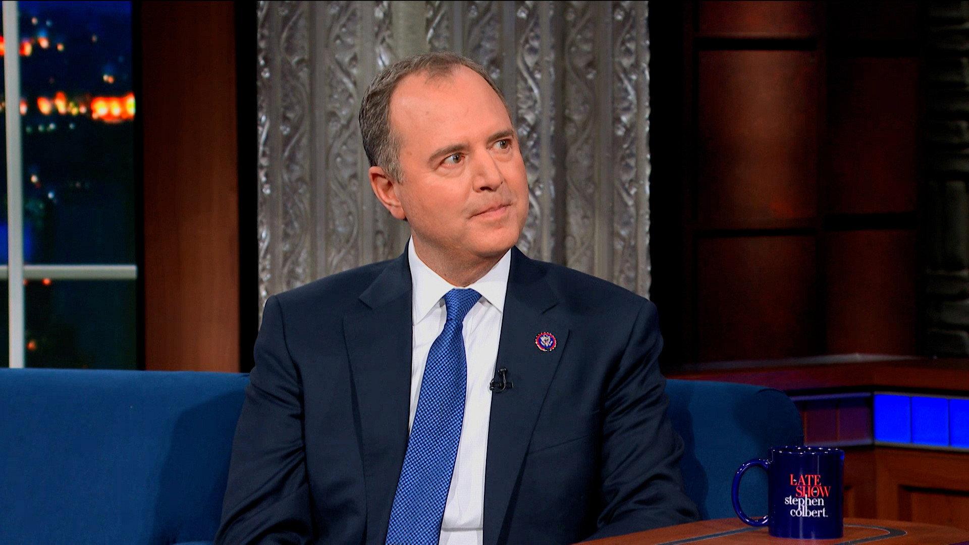 Still from Rep. Adam Schiff, Chiwetel Ejiofor, Kurt Vile