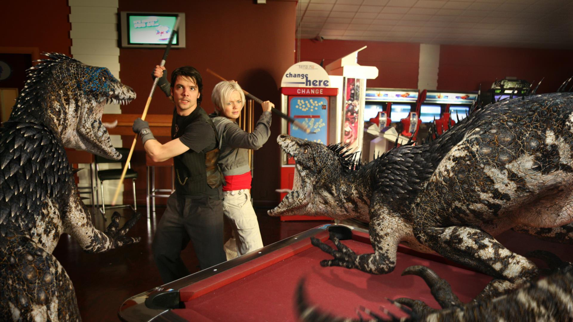 Still from Jurassic Mall