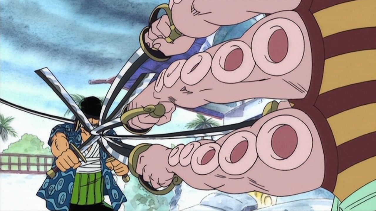 Still from Luffy Submerged! Zoro vs. Hatchan the Octopus!