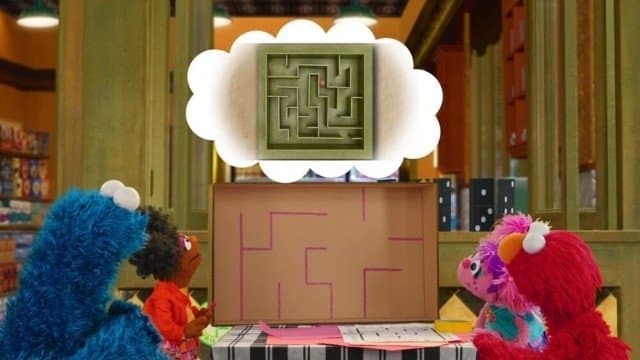 Still from Gabrielle's Amazing Maze