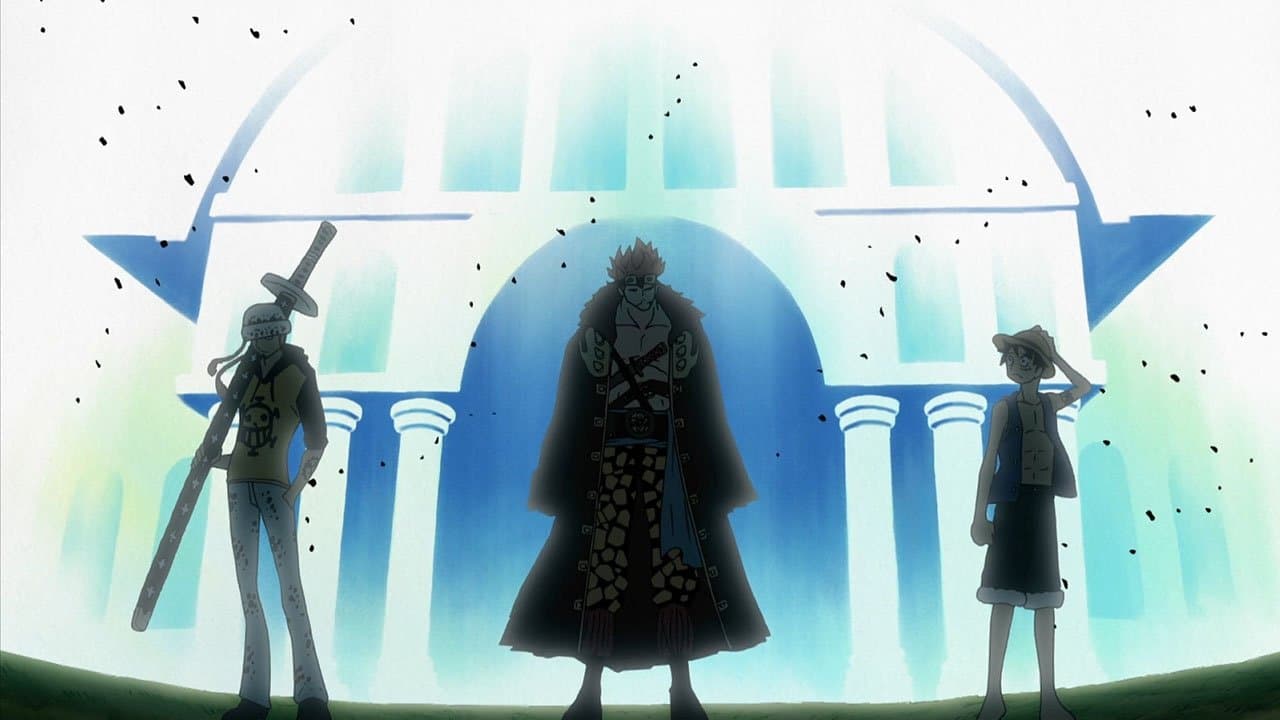 Still from Break Through the Siege! The Navy vs. the Three Captains