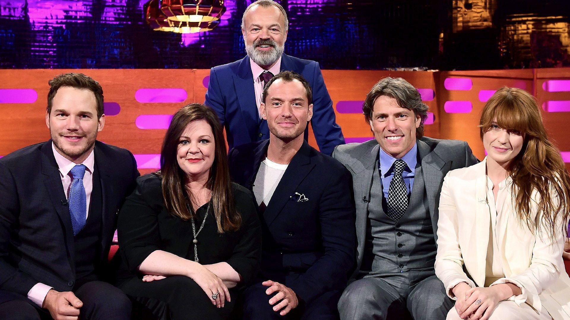 Still from Melissa McCarthy, Jude Law, Chris Pratt, John Bishop, Florence and the Machine