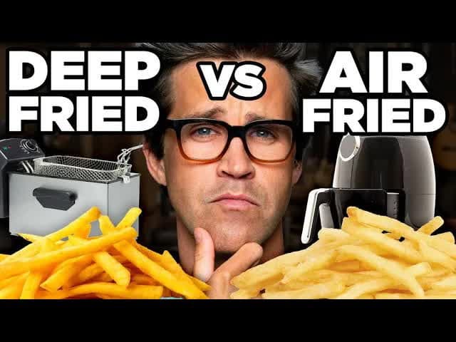 Still from Deep Fried vs. Air Fried Taste Test