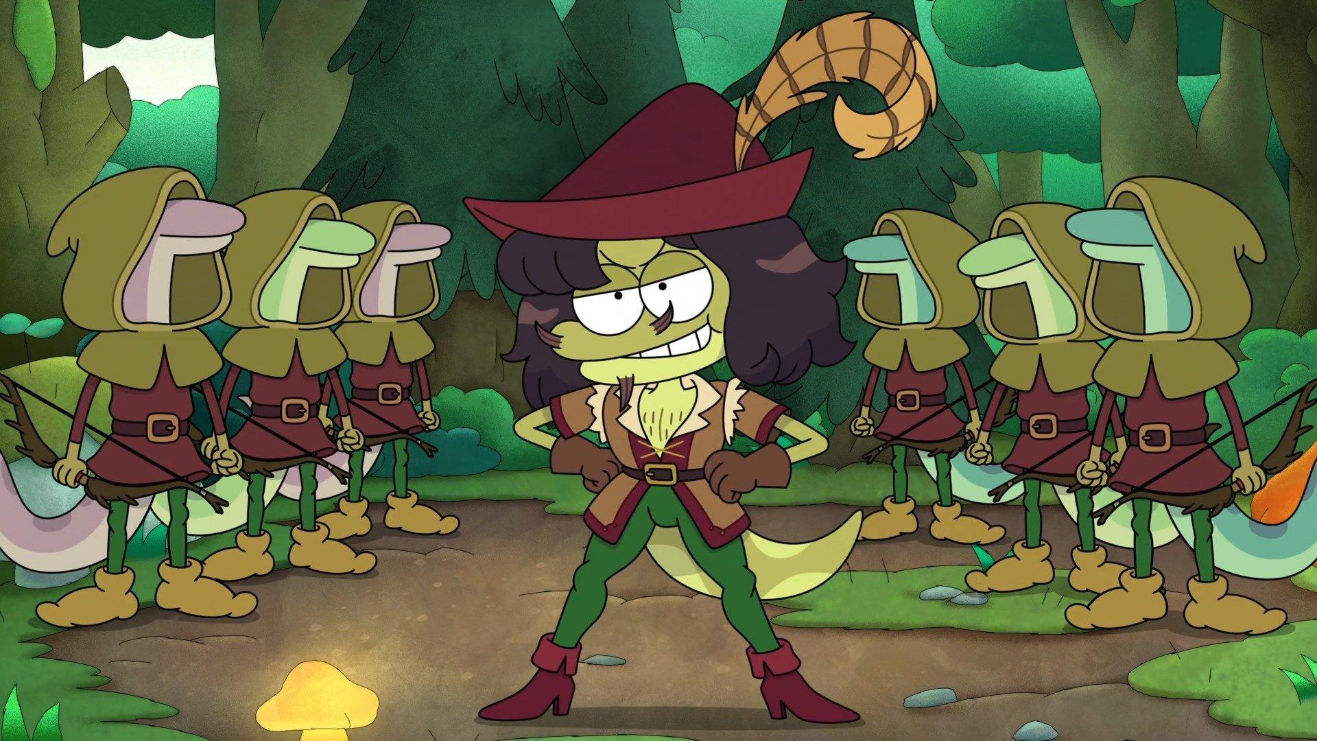 Still from Newts in Tights