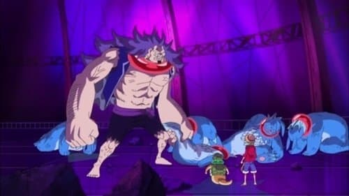 Still from A Major Turnaround! Luffy's Angry Iron Fist Strikes!