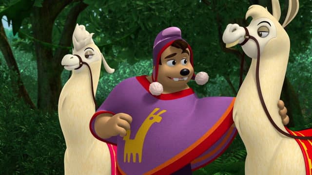 Still from Llama Drama