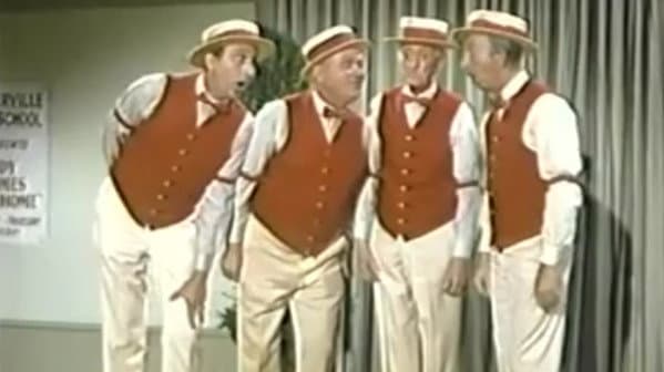 Still from The Barber Shop Quartet