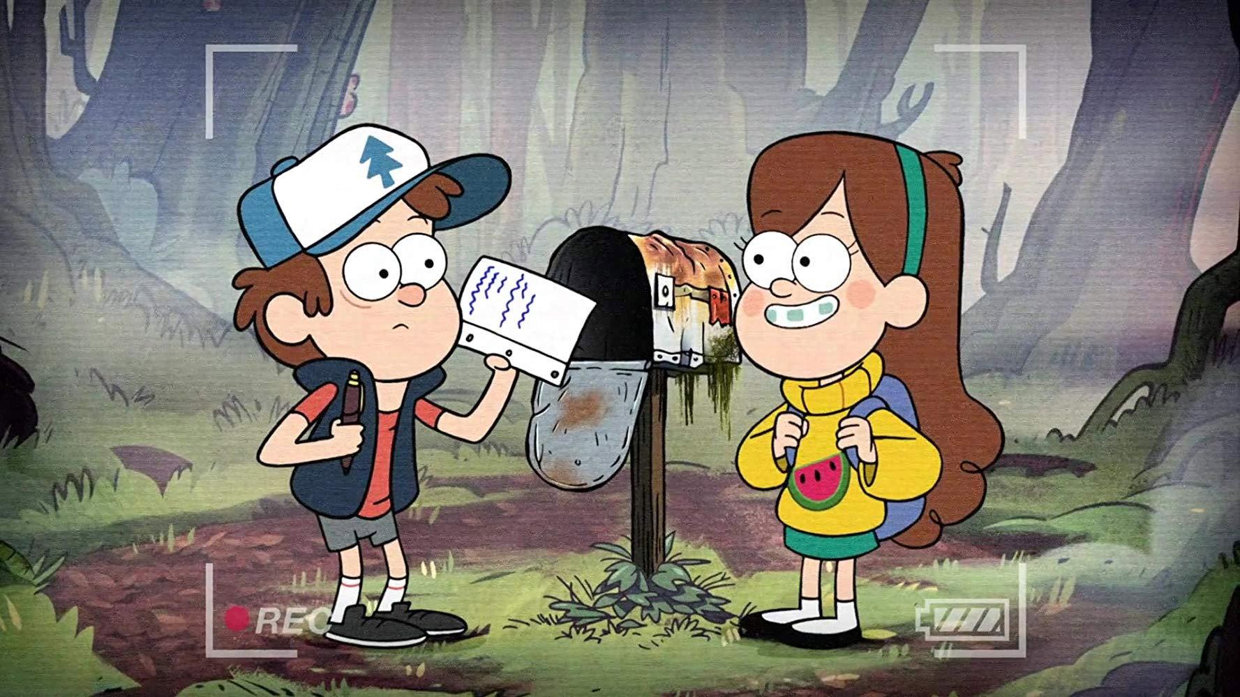 Still from Dipper's Guide to the Unexplained - Mailbox