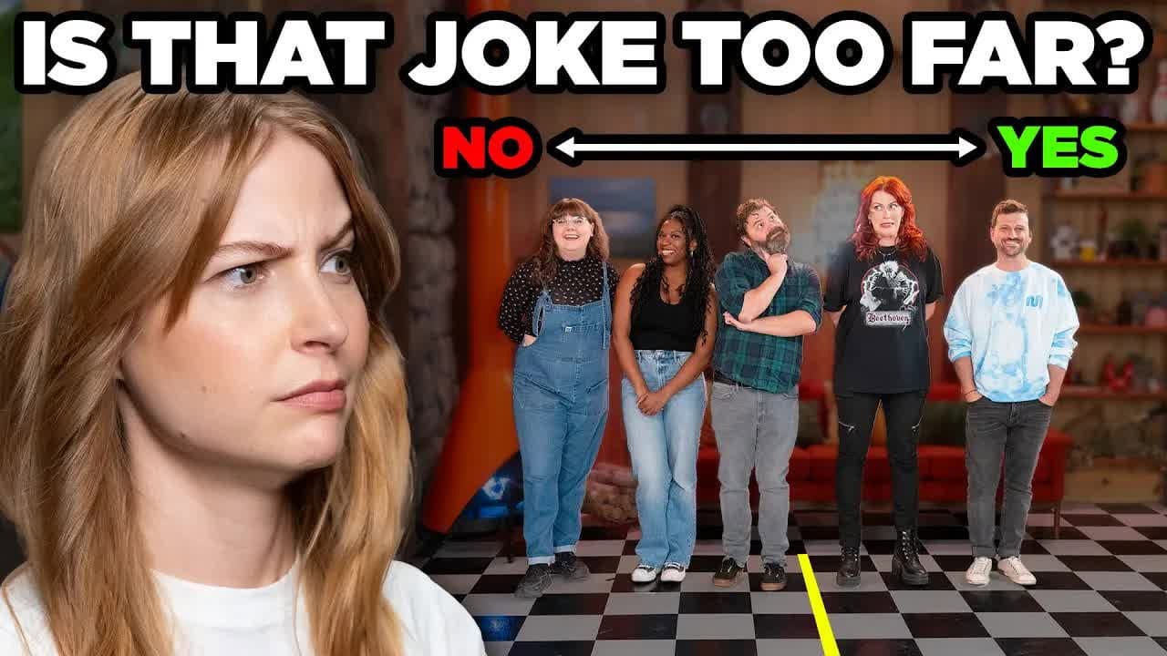 Still from Are These Jokes Too Offensive?