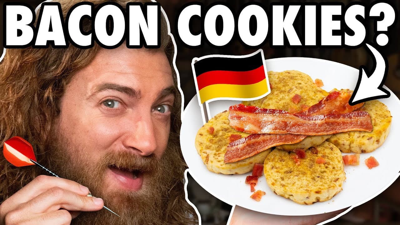 Still from International Bacon Dishes Taste Test