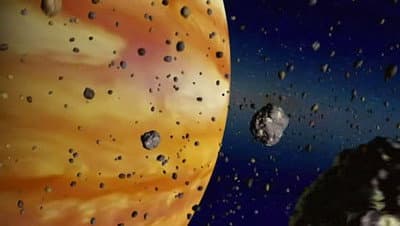 Still from Deadly Comets and Meteors