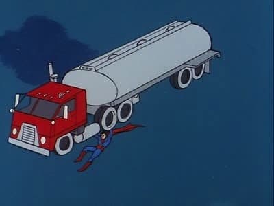 Still from The Monster of Dr. Droid / Vandals / Super Friends vs. Super Friends / Energy Mass
